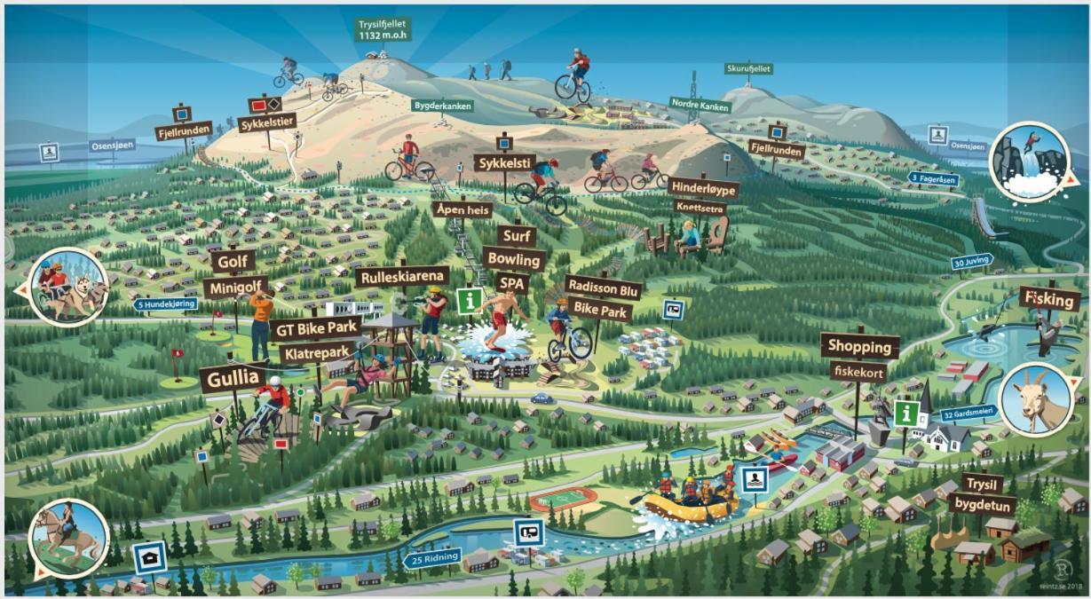 In The Middle Of Trysil Fjellet - Welcome Center - Apartment With 4 Bedrooms And Sauna - By Bike Arena And Ski Lift Zewnętrze zdjęcie